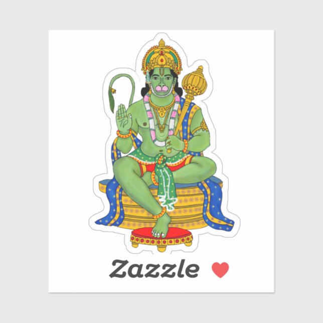 Adesivo Lord Hanuman Stickers (Folha)