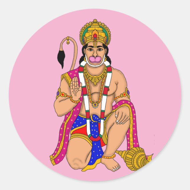 Adesivo Lord Hanuman Stickers (Frente)