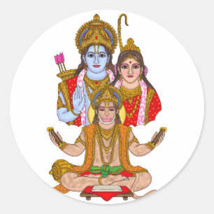 Adesivo Lord Hanuman Stickers