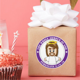 Adesivo LORD JESUS Round Stickers