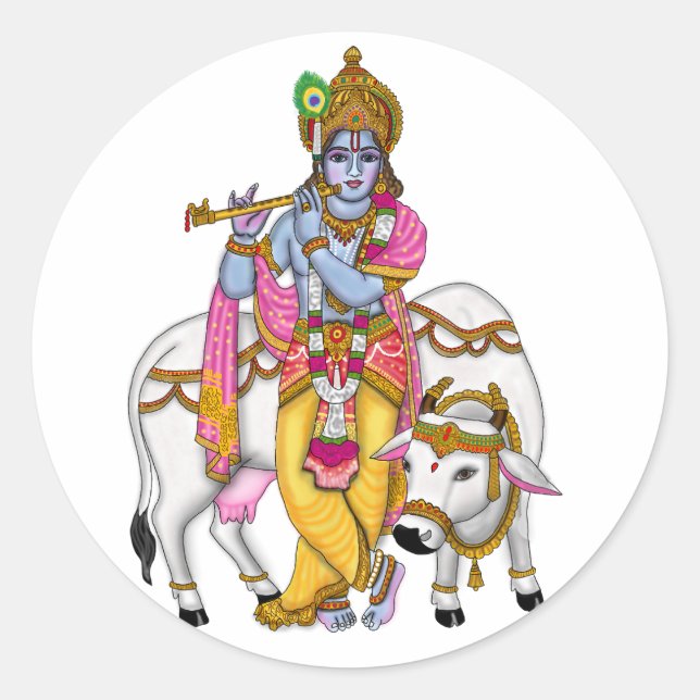 Adesivo Lord Krishna Sticker (Frente)