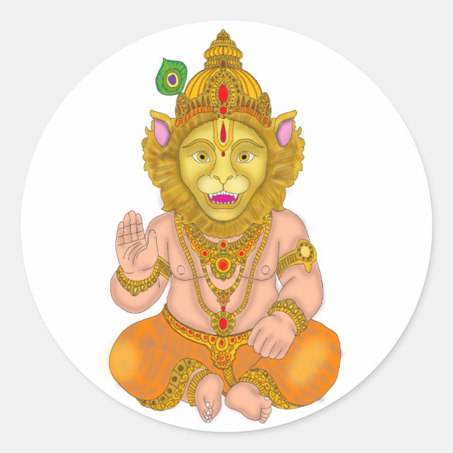 Adesivo Lord Narsimha Stickers (Frente)