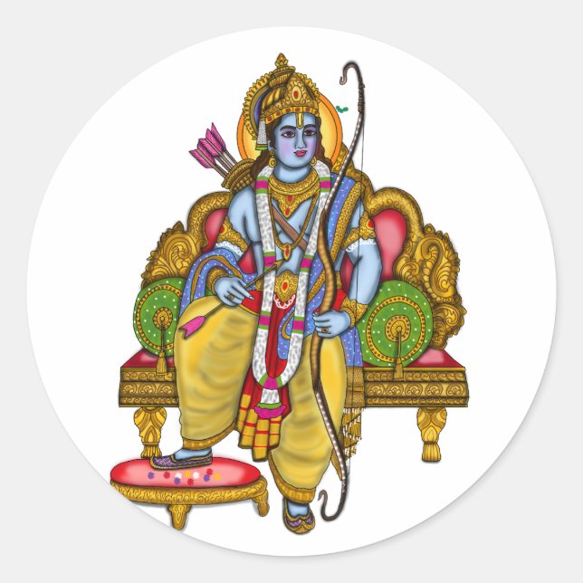 Adesivo Lord Rama Stickers (Frente)