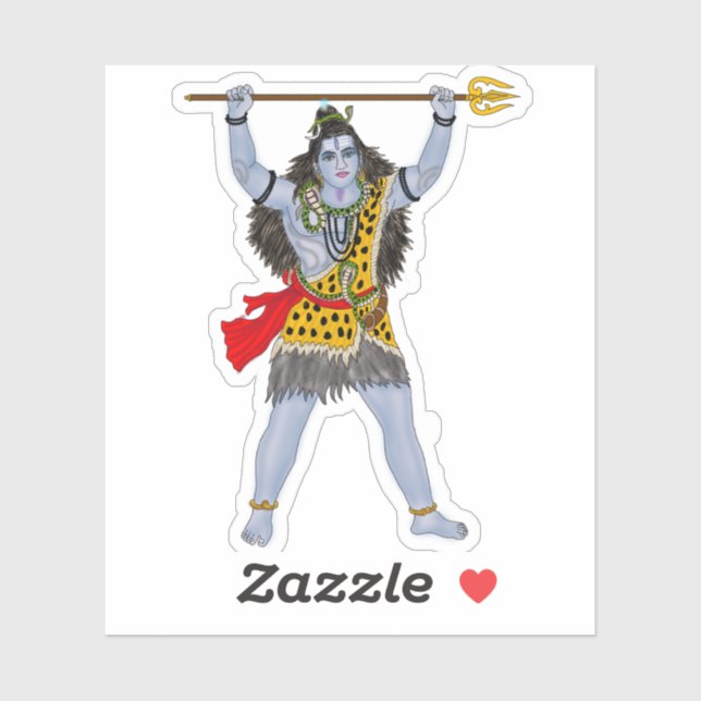 Adesivo Lord Shiva Sticker (Folha)