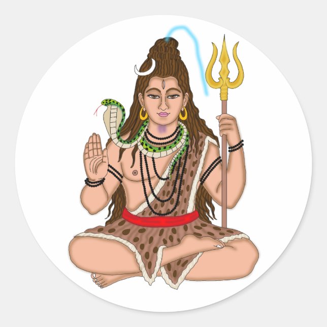 Adesivo Lord Shiva Stickers (Frente)