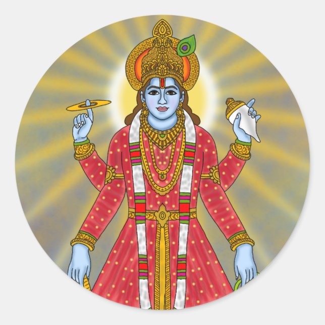 Adesivo Lord Vishnu Sticker (Frente)