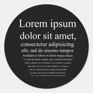 Adesivo Lorem Ipsum