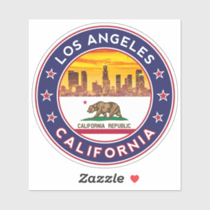 Adesivo Los Angeles California,