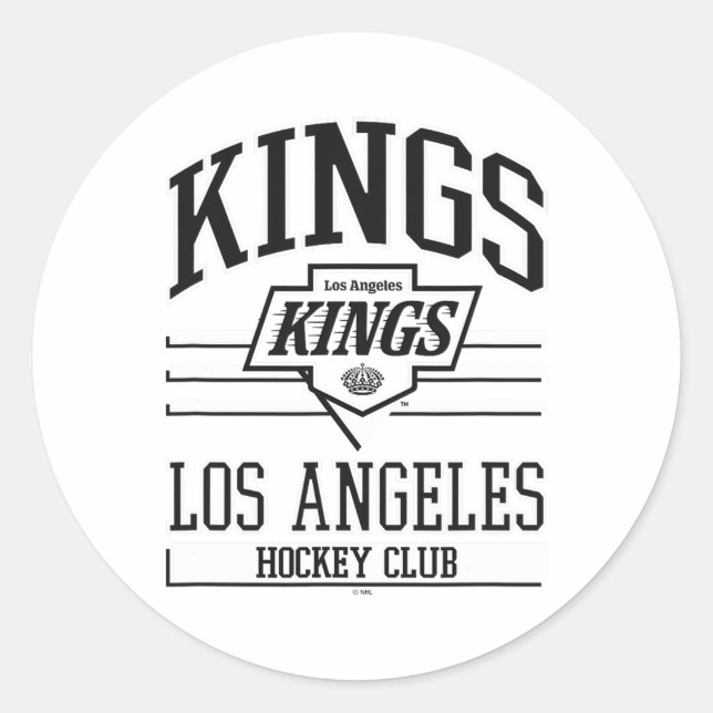 Adesivo Los Angeles Kings Hockey Club Gray Officially Lice (Frente)