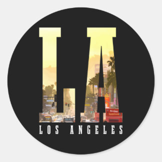 Adesivo Los Angeles La Skyline California La
