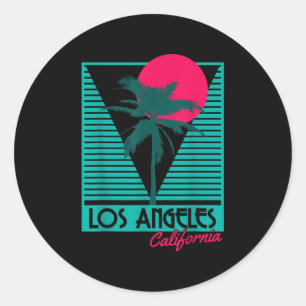 Adesivo Los Angeles Vintage Retro La California Beach Souv