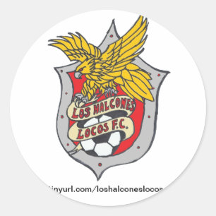 Adesivo Los Halcones Locos FC Stickers - Round