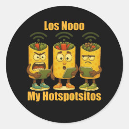 Adesivo Los No My Hotspotsitos Burrito de Brainrot Italian