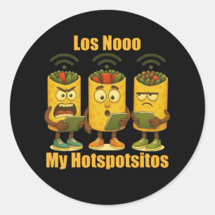 Adesivo Los No My Hotspotsitos Burrito de Brainrot Italian