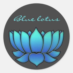 Adesivo lotus azul