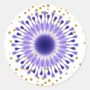 Adesivo Lotus Flower Purple Confetti