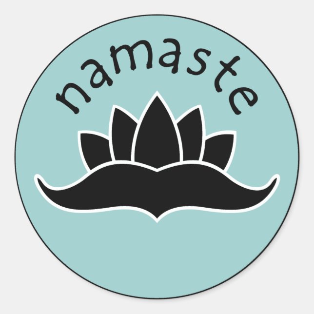 Adesivo Lotus Namaste Stickers (Frente)