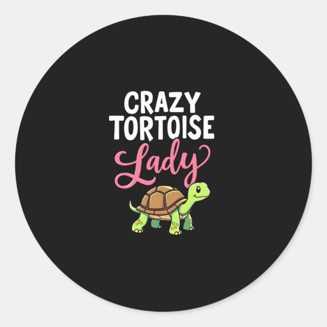 Adesivo Louca Tortoise Lady Tortoises Mãe Turtle (3) (Frente)