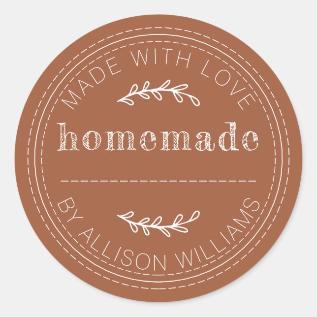 Adesivo Louças de Terracota Caseiras Rústicas em Lata de G (Frente)