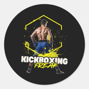 Adesivo Louco de Kickboxing