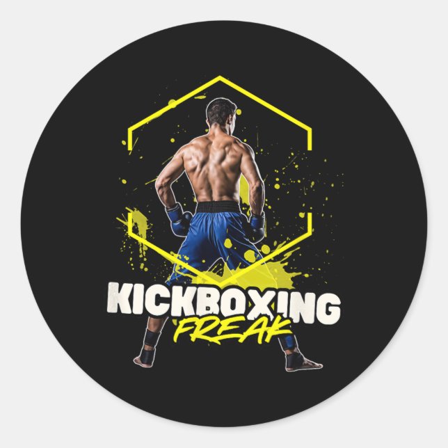 Adesivo Louco de Kickboxing (Frente)