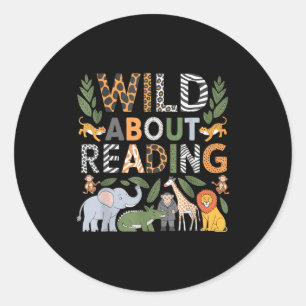 Adesivo Louco por ler livros e bicho de livro