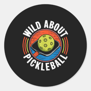 Adesivo Louco por pickleball divertido pickle ball