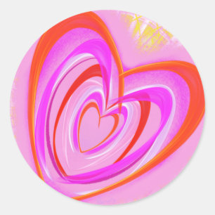 Adesivo Loucura Coração por Pwwr