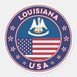 Adesivo Louisiana, capa de telefone de Louisiana, adesivo,