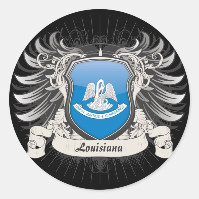 Adesivo Louisiana Crest (Frente)