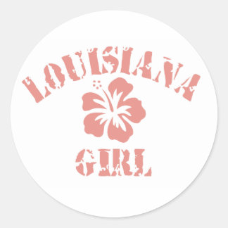 Adesivo Louisiana Pink Girl