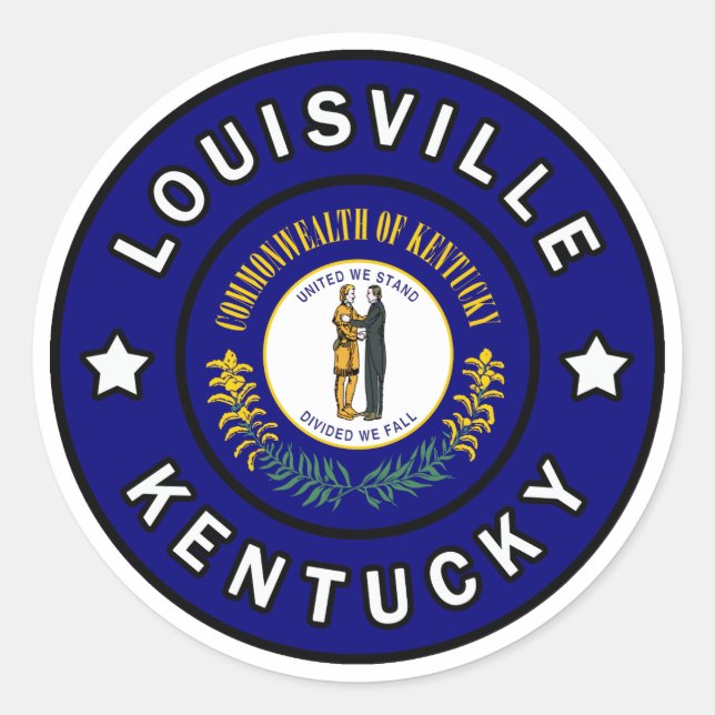 Adesivo Louisville Kentucky (Frente)