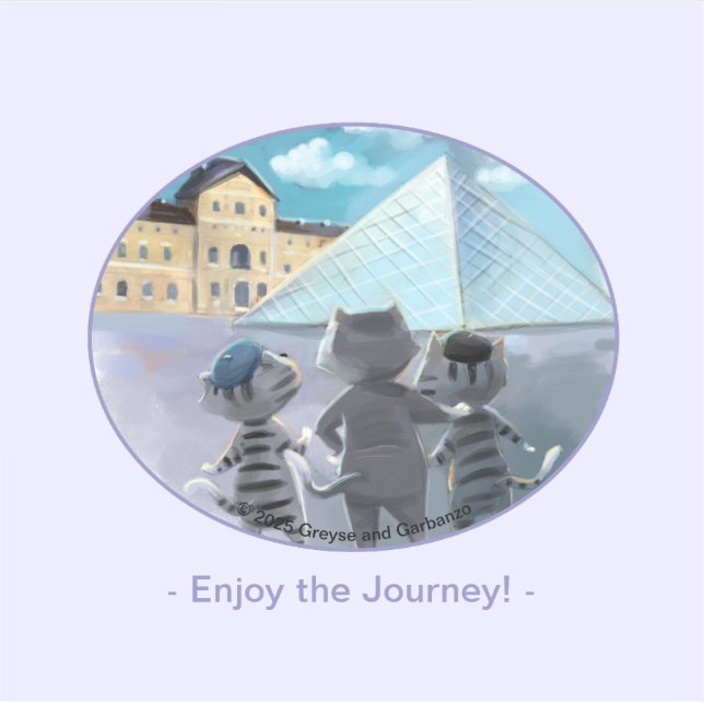 Adesivo Louvre Vinyl Sticker - Aproveite (Várias Dimensões (Frente)