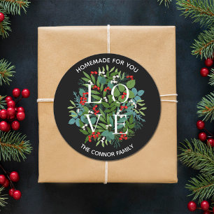 Adesivo LOVE Aços Holandeses Natal Caseiro