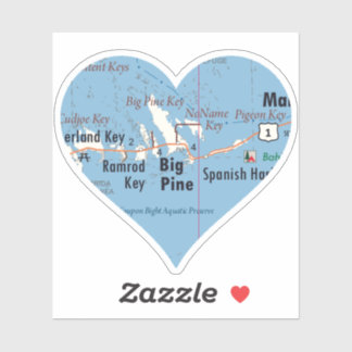 Adesivo Love Big Pine Key