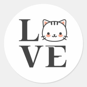 Adesivo Love Cats