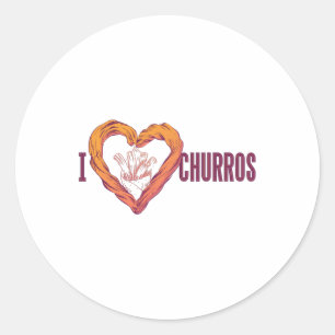 Adesivo Love Churros
