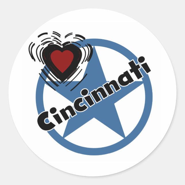 Adesivo Love Cincinnati (Frente)