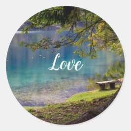 Adesivo Love Classic Round Sticker