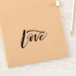 Adesivo Love Clear Vinyl Custom Cut Sticker