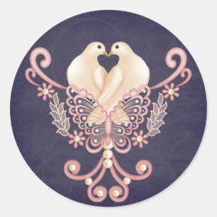 Adesivo Love Doves