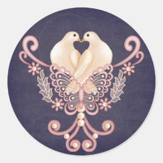 Adesivo Love Doves