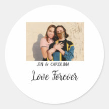Love Forever LGbtq casal orgulho adicionar nome de