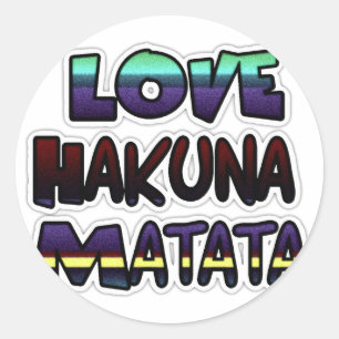Adesivo Love Hakuna Matata Gifts