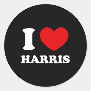Adesivo Love Harris I Heart Harris Funny First Name Harris