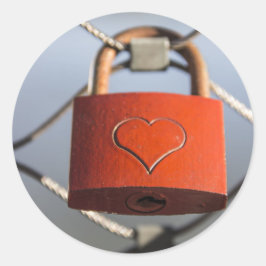 Adesivo Love Heart Padlock