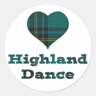Adesivo Love Highland Dance