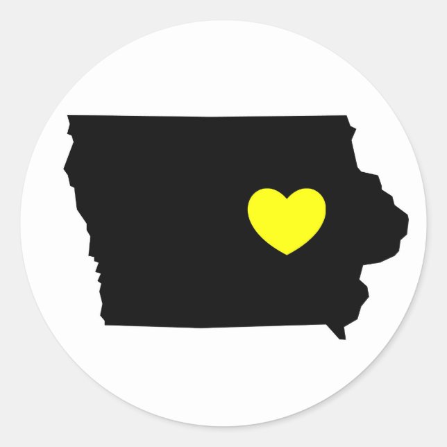 Adesivo Love Iowa (Frente)