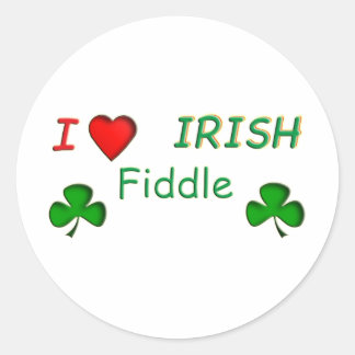 Adesivo Love Irish Fiddle