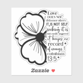 Adesivo Love Is Christian Faith